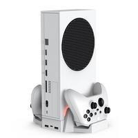 Base Compativel XBOX Series S Cooling Stand With Dual Cooling Fan E Carregamento Controle