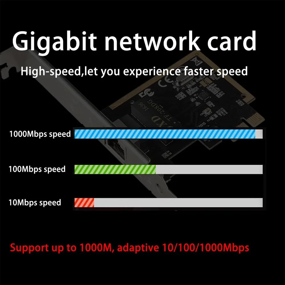 Placa Rede PCi-express 10/100/1000 Gigabit