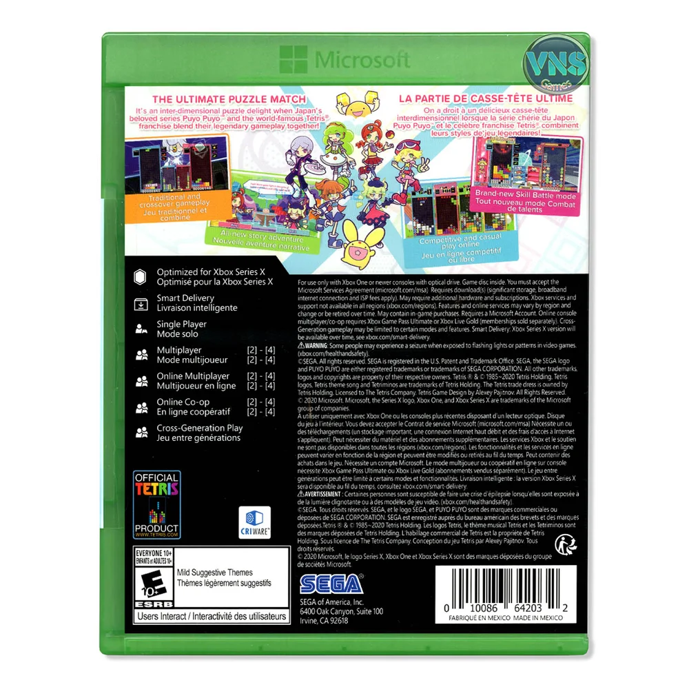 Puyo Puyo Tetris 2 Launch Edition - XBOX One - Mídia Física