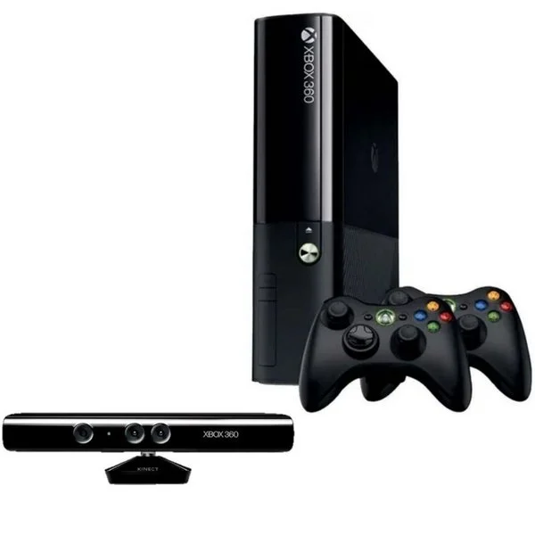 Console XBOX 360 Super Slim, 4GB + Kinect + 2 Controles Console XBOX 360 Super Slim, 4GB + Kinect + 2 Controles