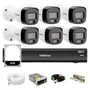 Kit Intelbras 6 Cameras Segurança 1220b Full Color Dvr Imhdx 3008 + Hd 3TB
