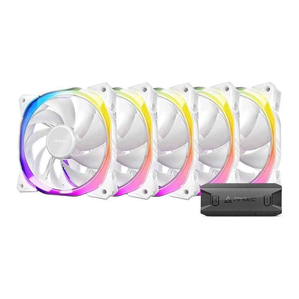 Kit Com 5 Cooler P/ Gabinete Antec Fusion 120 ARGB W_5pk 120mm ARGB Pwm - 0-761345-57005-3 Kit Com 5 Cooler P/ Gabinete Antec Fusion 120 ARGB W_5pk 120mm ARGB Pwm - 0-761345-57005-3