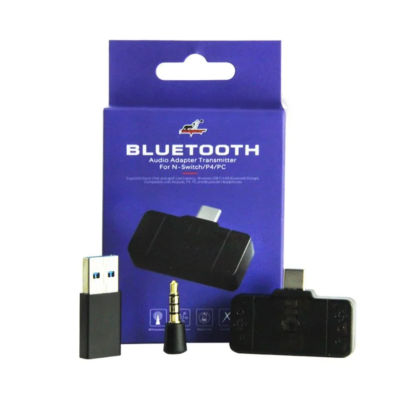 Transmissor De Áudio Bluetooth Switch Ps4 PC Adaptador Usb Transmissor De Áudio Bluetooth Switch Ps4 PC Adaptador Usb
