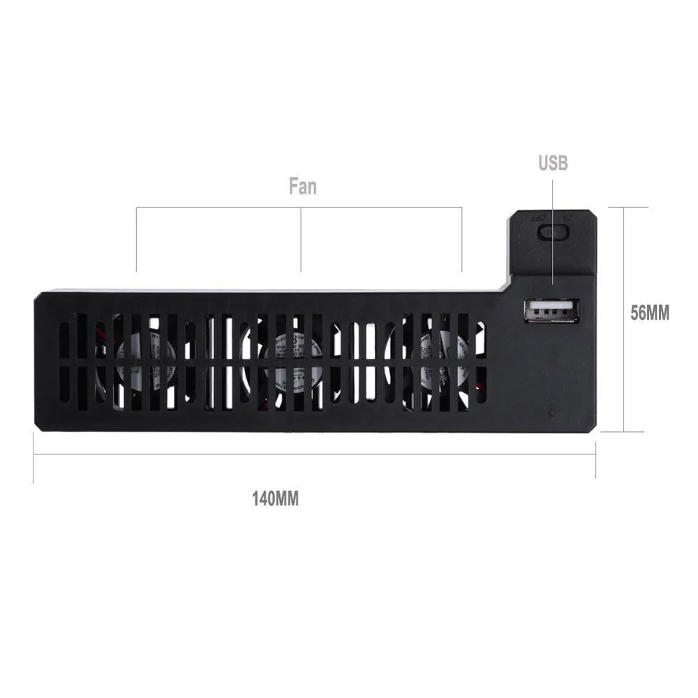 Cooler Usb Para XBOX One X Exautor De Calor Refrigeração Fan