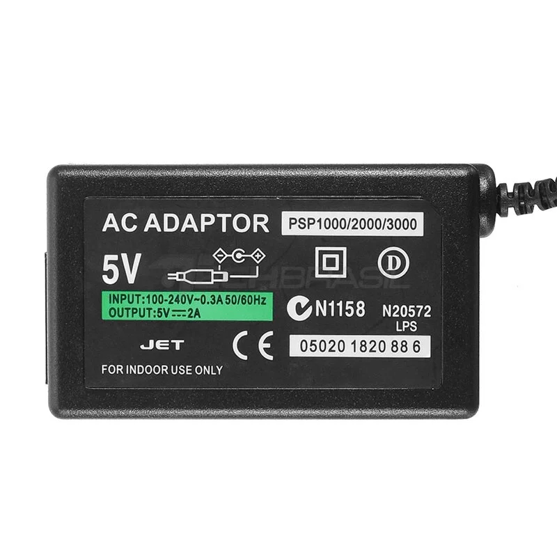 Carregador Adaptador Bivolt Para Psp Fat Slim 1000 2000 3000 Carregador Adaptador Bivolt Para Psp Fat Slim 1000 2000 3000