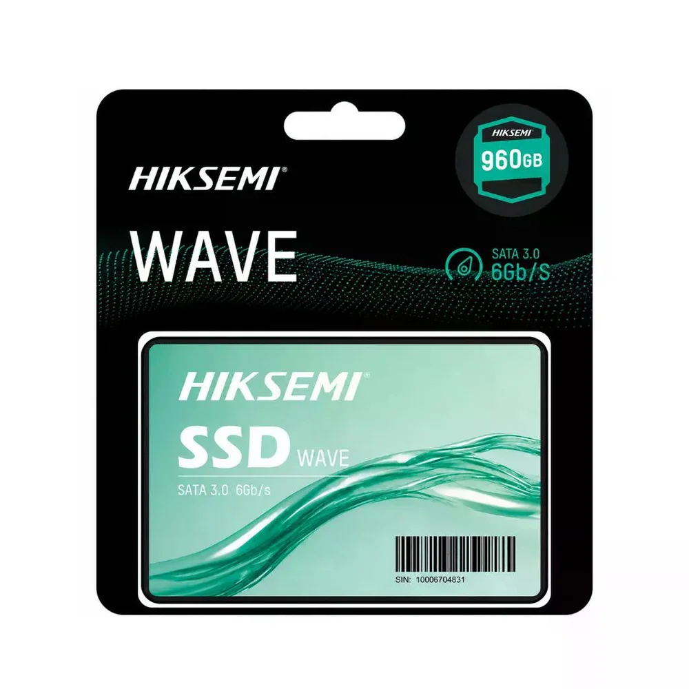 SSD Hiksemi Wave, 960gb, 2.5", Sata 3.0 6gb/s - Hs-ssd-wave(s)/960g SSD Hiksemi Wave, 960gb, 2.5", Sata 3.0 6gb/s - Hs-ssd-wave(s)/960g