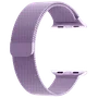 Pulseira Metal Milanese Compatível Smartwatch Apple Iwo Hw Fecho Magnético Cor:lilás;tamanho:42/44/45/47/49mm