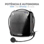 Amplificador Profissional Portátil de Voz THOTEM T4, 15W de potência e acompanhado de Microfone com fio – O Kit do Professor