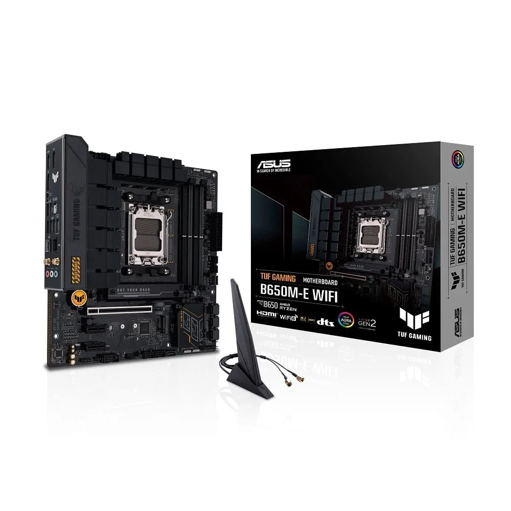 Placa Mãe Asus Tuf Gaming B650me Wifi Am5 4xDDR5 Chipset Amd B650 Matx Placa Mãe Asus Tuf Gaming B650me Wifi Am5 4xDDR5 Chipset Amd B650 Matx
