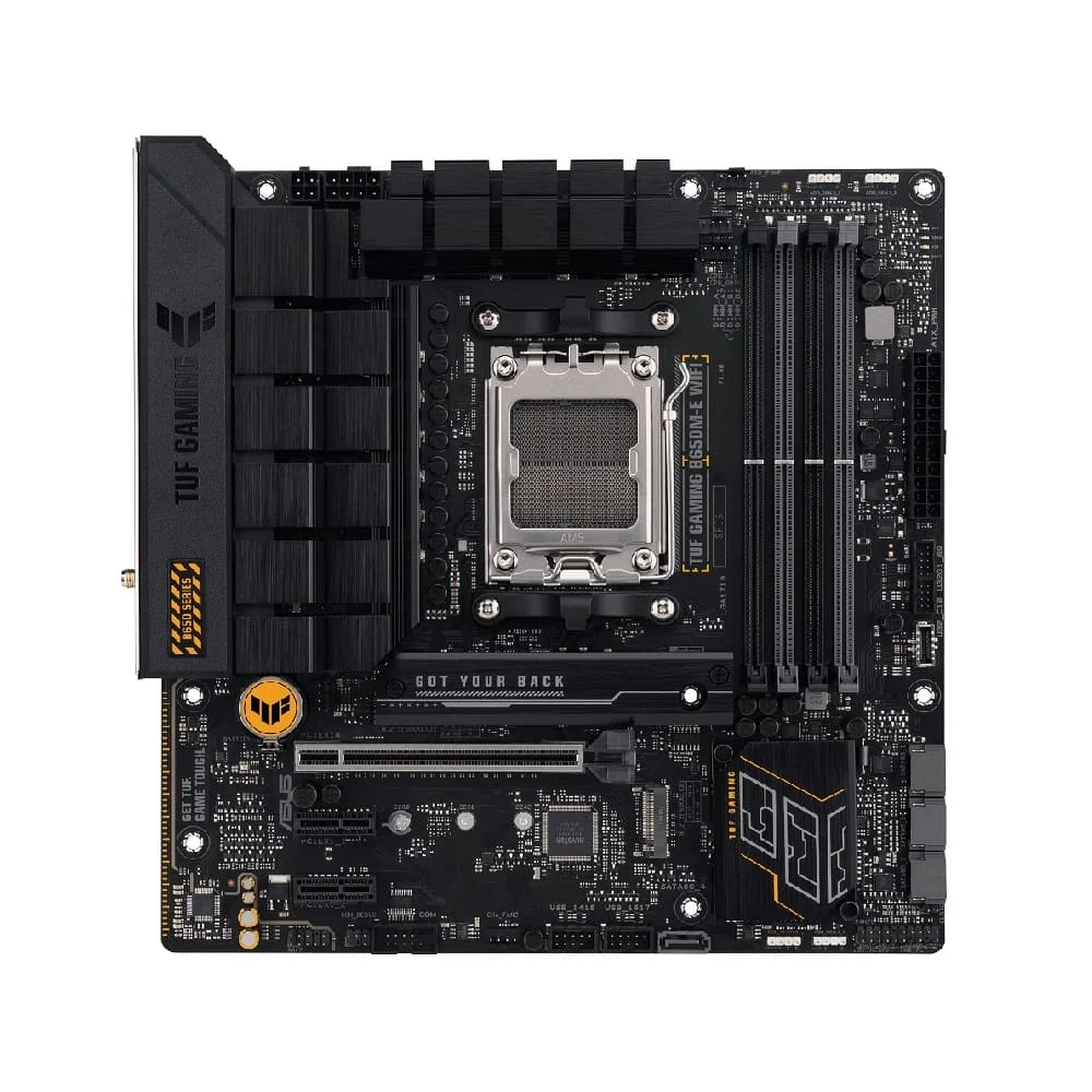 Placa Mãe Asus Tuf Gaming B650me Wifi Am5 4xDDR5 Chipset Amd B650 Matx Placa Mãe Asus Tuf Gaming B650me Wifi Am5 4xDDR5 Chipset Amd B650 Matx