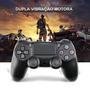 Kit 2 Controle Playstation 4 Wirelless S/fio Dual Azul Preto