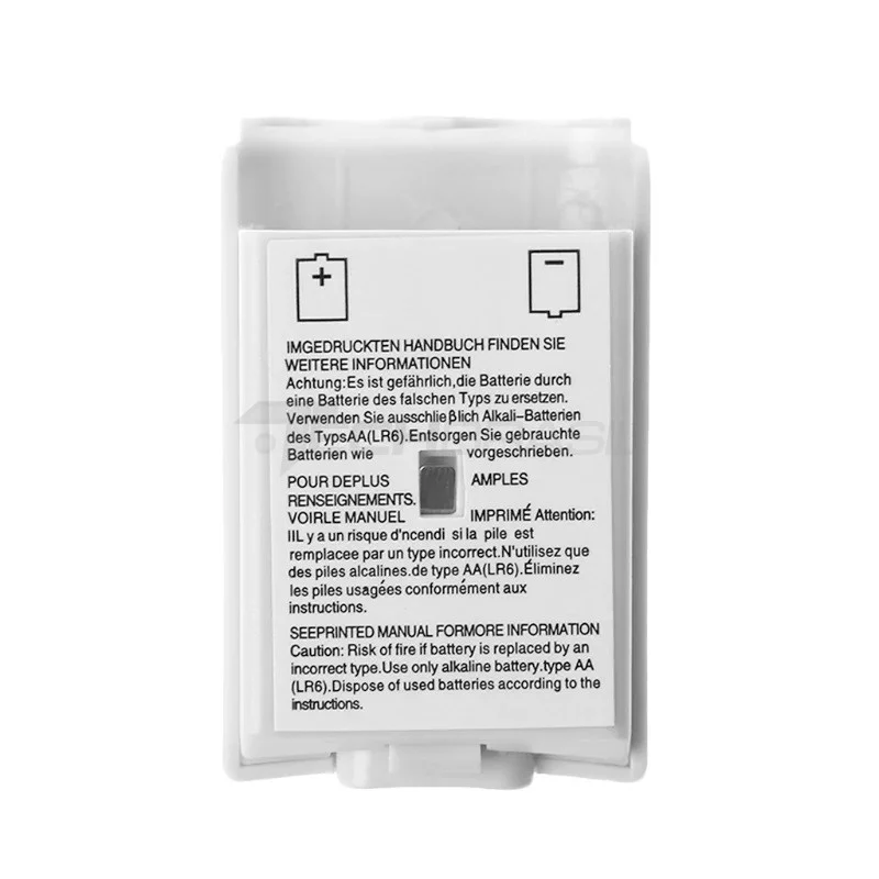 Suporte De Pilhas Controle XBOX 360 Tampa De Bateria Branca