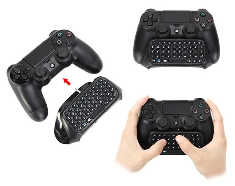 Teclado Chatpad Bluetooth Wireless Para Controle Para Playstation 4 Teclado Chatpad Bluetooth Wireless Para Controle Para Playstation 4