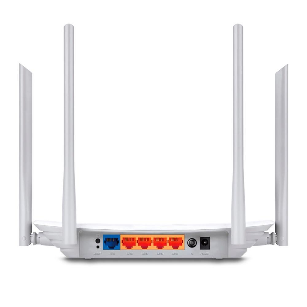 Roteador Tp-link Archer C50 W, Dual Band (2.4ghz/5ghz), Ac1200, 4 Antenas, Mu-mimo, Ipv6, Branco