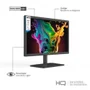 Monitor Hq 19,5" LED 1600x900 75hz HDMI Vga Preto