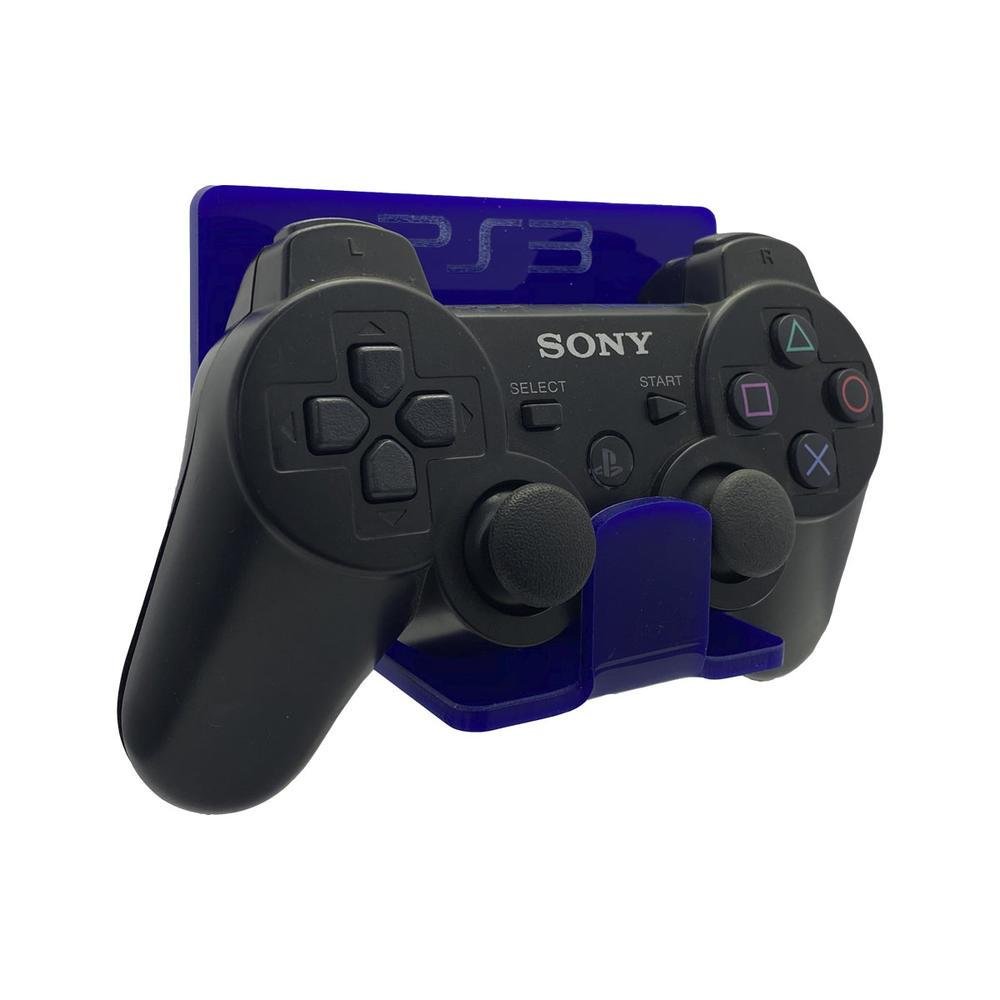 Suporte Parede Controle Playstation 3 - Ps3 Controle - Material Acrílico Azul