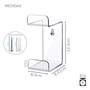 Suporte De Parede Para Controles Ps4 E Fone Headset Gamer Organizar Setup Preto
