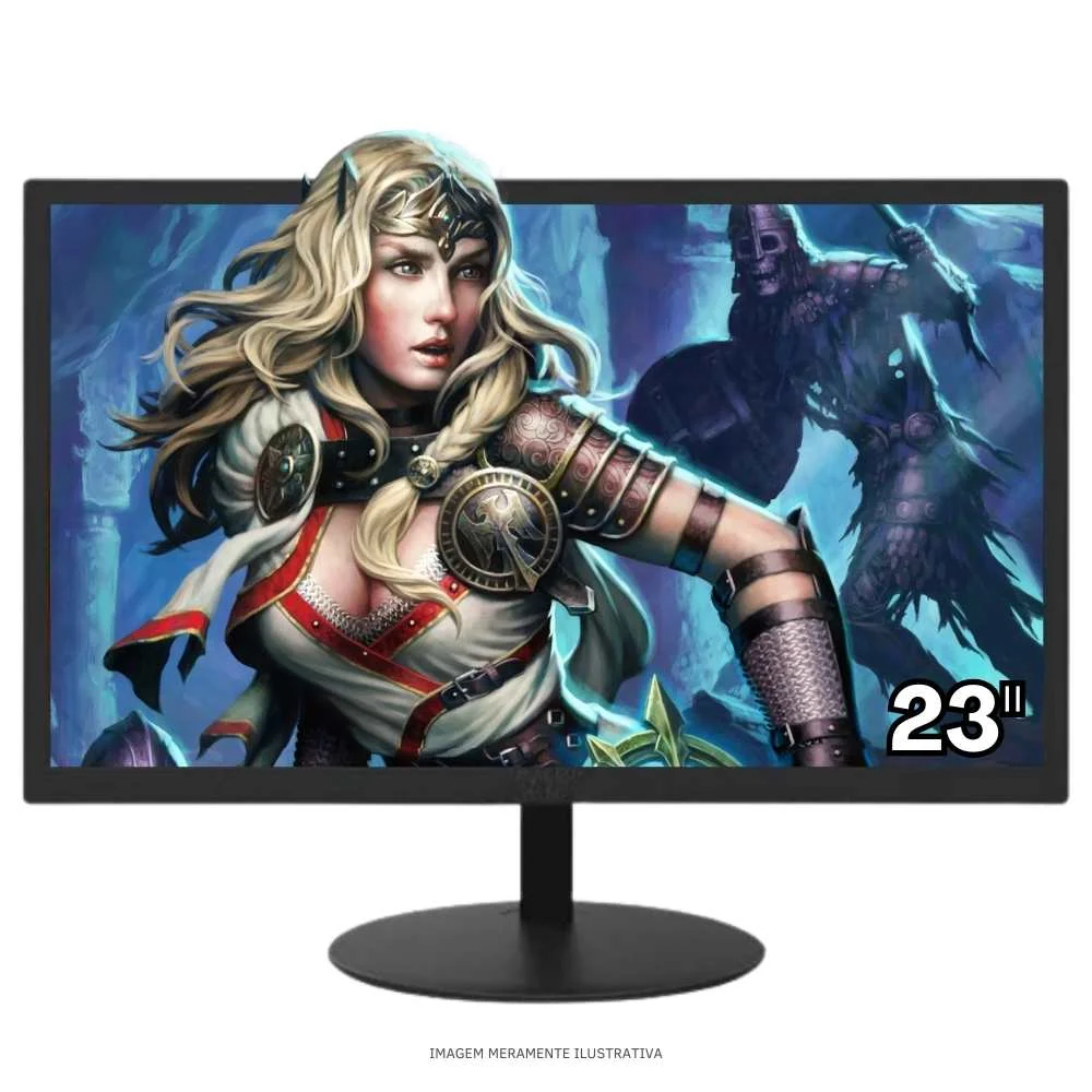 "Computador PC Gamer Completo Balão.info Intel Core I7 SSD 240GB 8GB Gabinete Aquário Teclado Mouse Mouse Pad E Headset Gamer Monitor 23"" WINDOWS 10 Pro Trial" - view 2