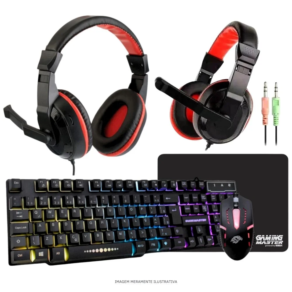 "Computador PC Gamer Completo Balão.info Intel Core I5 SSD 240GB 16gb Gabinete Aquário Teclado Mouse Mouse Pad E Headset Gamer Monitor 19"" WINDOWS 10 Pro Trial" - view 4