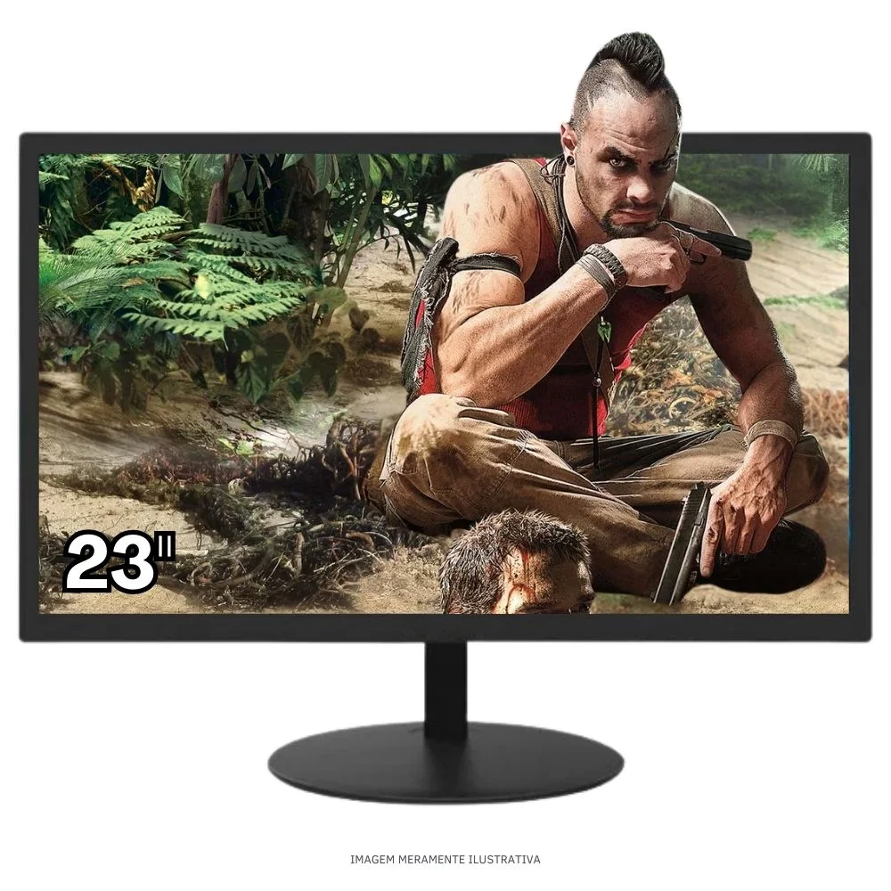 "Computador PC Gamer Completo Balão.info Intel Core I5 SSD 240GB 8GB Gabinete Aquário Teclado Mouse Mouse Pad E Headset Gamer Monitor 23"" WINDOWS 10 Pro Trial" - view 2