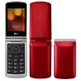 Celular LG G360 Flip, Tela 3.0", Câmera 1.3MP, Dual Sim, Rádio FM, Vermelho