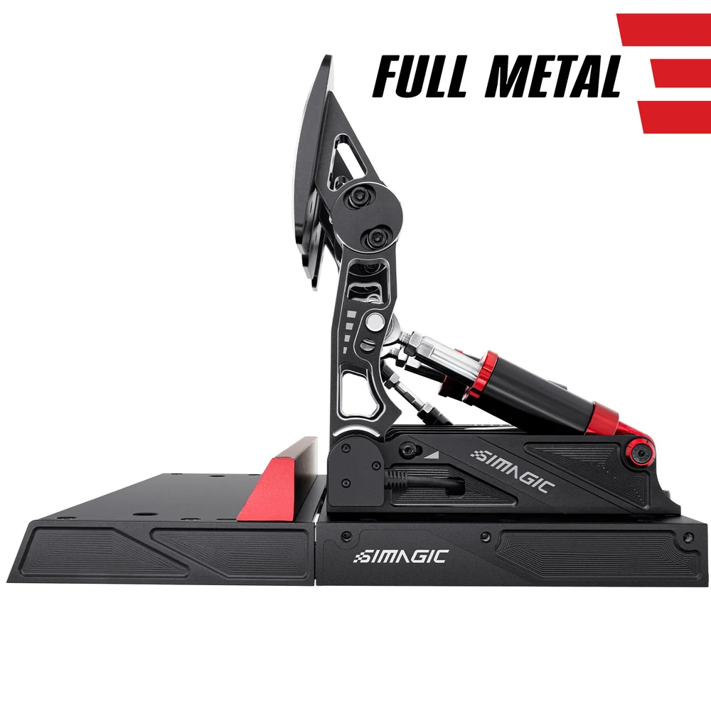 Pedaleira P1000 Tri Pedal Simagic Simulador Extreme Simracing Pedaleira P1000 Tri Pedal Simagic Simulador Extreme Simracing