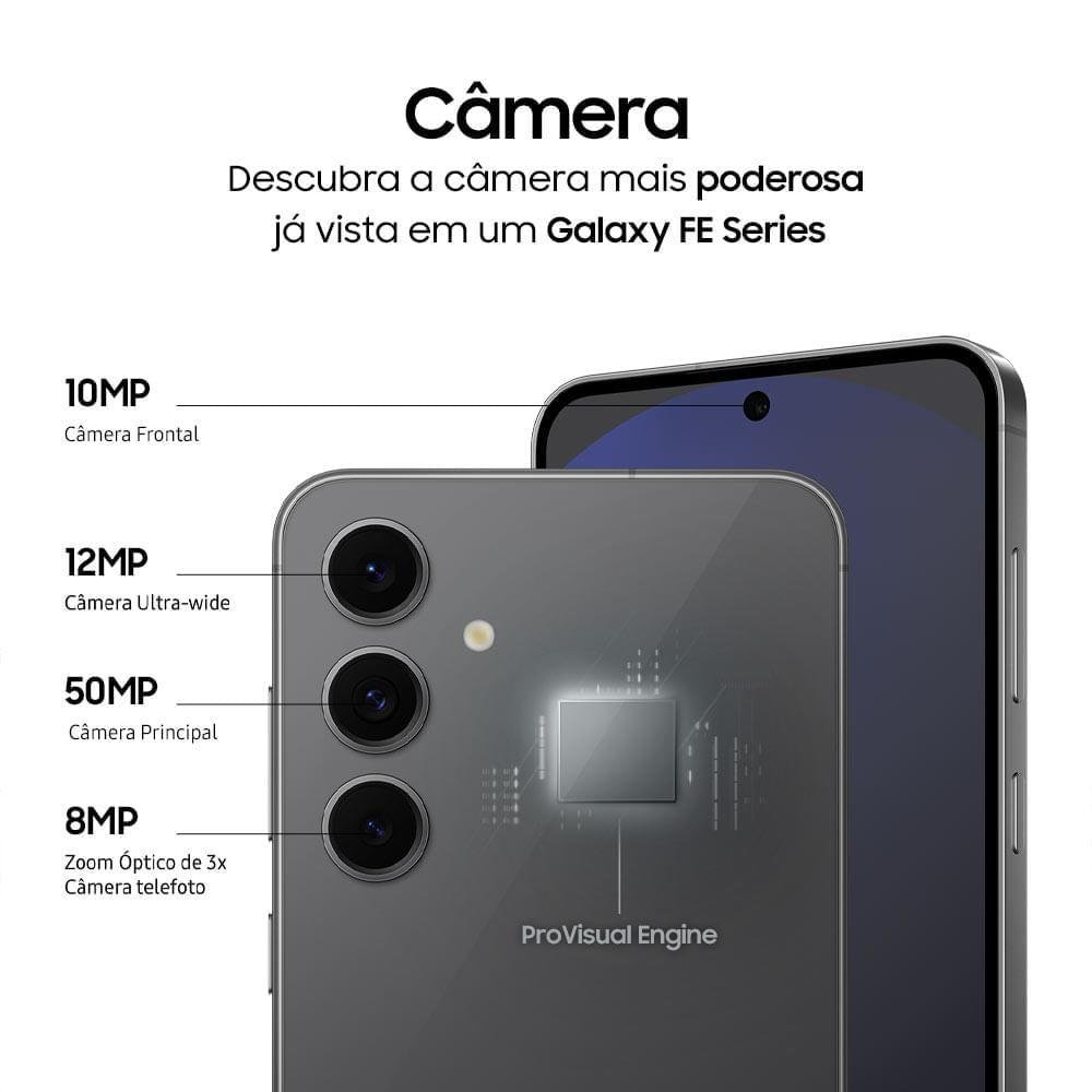 S24 Fe (256gb) - Grafite + Galaxy Watch Ultra Lte 47mm - Titânio Cinza Kit