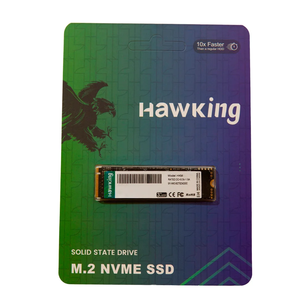 SSD 1TB M.2 Nvme PCie 3.0 Hawking Hkm Ate 3100/1800 - Hstv-m2n3v1kw. SSD 1TB M.2 Nvme PCie 3.0 Hawking Hkm Ate 3100/1800 - Hstv-m2n3v1kw.
