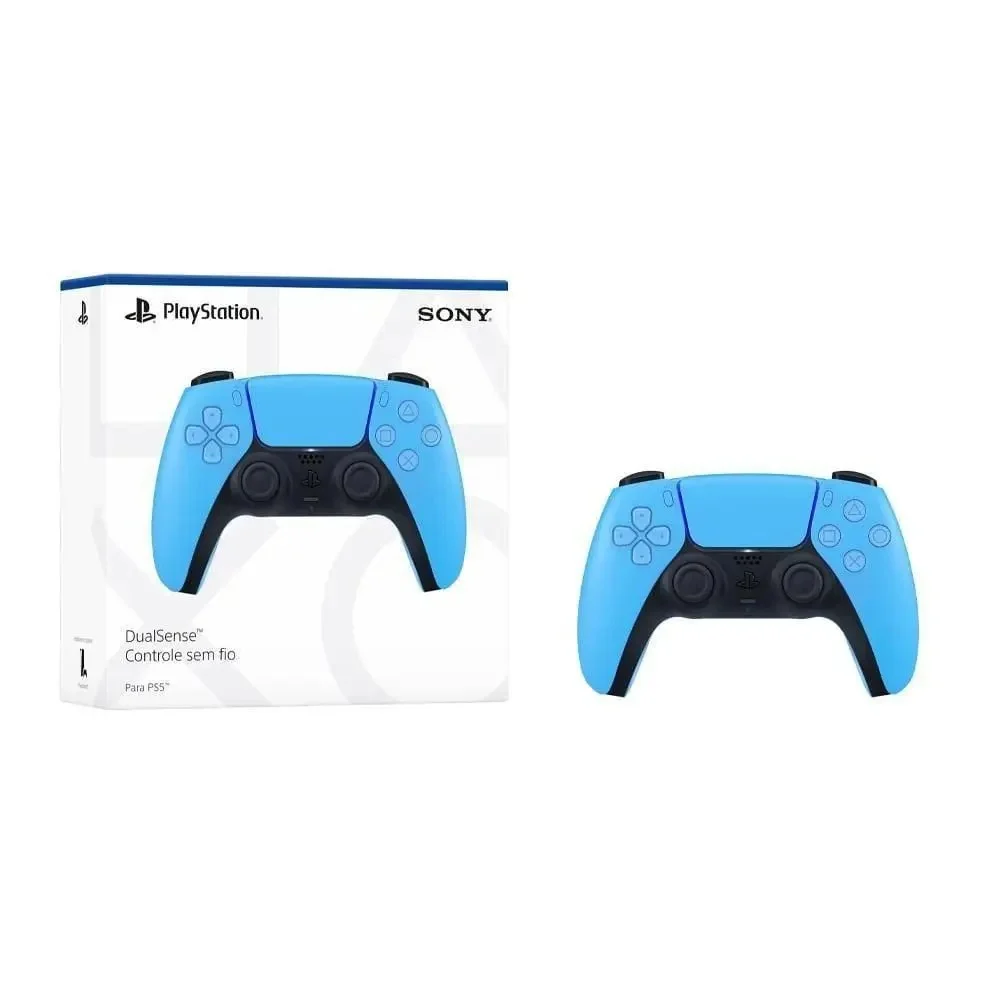 Controle Dualsense Sem Fio Ps5 Starlight Blue. Controle Dualsense Sem Fio Ps5 Starlight Blue.