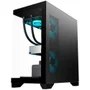 Gabinete Gamer K-mex Poseidon Ii Mid Tower Micro Atx Vidro Temperado Usb 3.2 S/ Fan - Preto