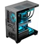 Gabinete Gamer K-mex Poseidon Ii Mid Tower Micro Atx Vidro Temperado Usb 3.2 S/ Fan - Preto