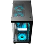 Gabinete Gamer K-mex Poseidon Ii Mid Tower Micro Atx Vidro Temperado Usb 3.2 S/ Fan - Preto