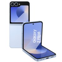 Celular Samsung Galaxy Z Flip6 5g, 256gb, 12gb Ram, Tela 6.7”, Câm. Dupla + Selfie 50mp, Galaxy Ai Azul.