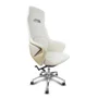 Cadeira Presidente Escritório Ergonômica Gogo Chair Deluxe Go-1009 - Branca.