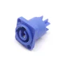 Plug Speakon Powercon Power In 3 Polos 20a Painel Azul