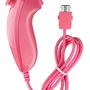 Controle Nunchuck Para Nintendo Wii E Nintendo Wii U Rosa