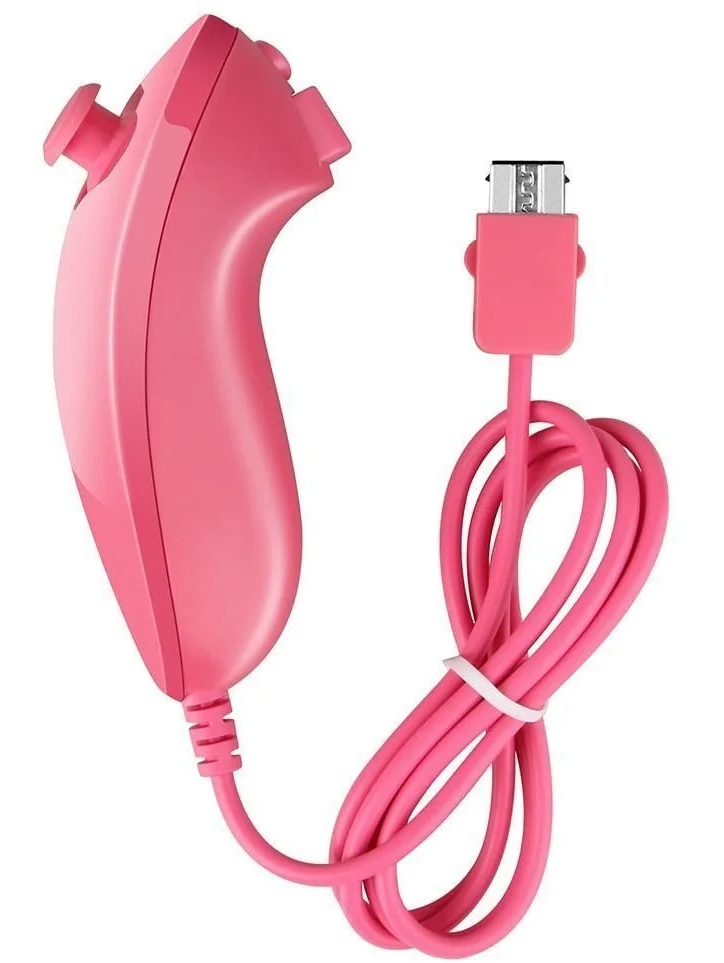 Controle Nunchuck Para Nintendo Wii E Nintendo Wii U Rosa Controle Nunchuck Para Nintendo Wii E Nintendo Wii U Rosa