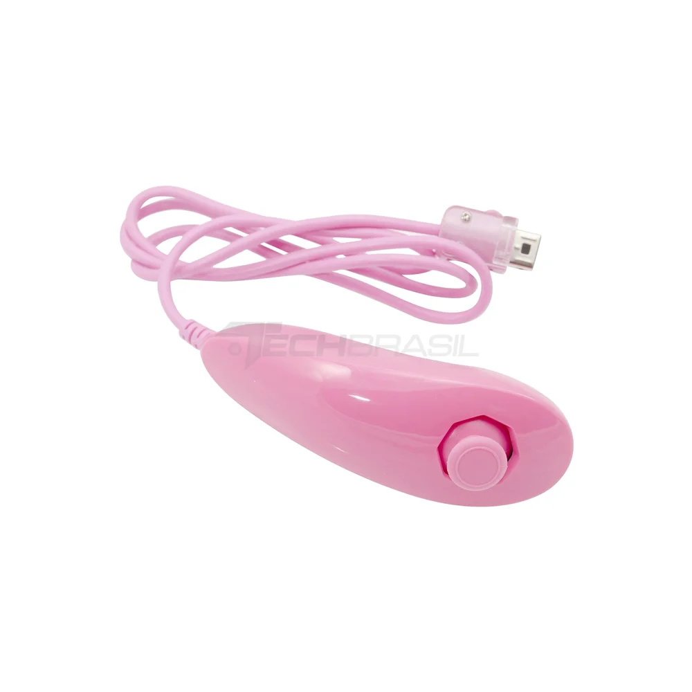 Controle Nunchuck Para Nintendo Wii E Nintendo Wii U Rosa Controle Nunchuck Para Nintendo Wii E Nintendo Wii U Rosa