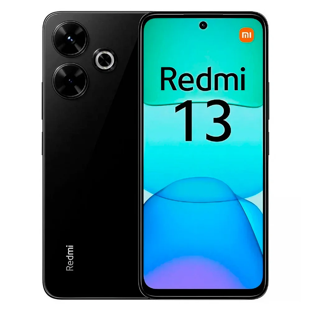 "Smartphone Xiaomi Redmi 13 128GB 6gb Ram Dual Sim Tela 6.79"" - Preto"