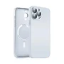 Capa Capinha Case Super Premium Vidro Glass Proteção De Câmera Compatível Iphone 14 Pro Max - Branco