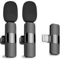 Microfone De Lapela P/ Celular Duplo Iphone (k9)