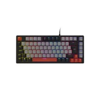 Teclado Mecanico 75% PCyes Kirin Black Vulcan - Switch Red - LED Rainbow - Ptkr75rd