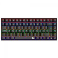 Teclado Gamer Mecânico Redragon Phantom Rainbow, Usb, Switch Brown, Abnt2, 75%, Preto, K629-kb (pt-brown)
