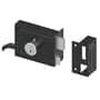 Fechadura Sobrepor Para Portão 332 Externa 100mm Abnt Preta 0332b Haga