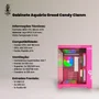 Gabinete Gamer Aquário Candy Clanm, Tower, Mini-itx - Micro-atx, Vidro Temperado Lateral , Rosa