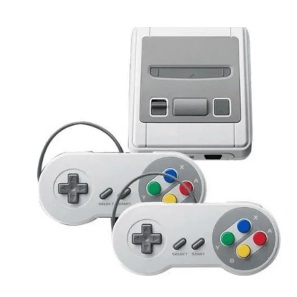 Mini Console Super Mini Sfc Retrô 620 Jogos Clássicos 8 Bits Com 2 Controles – Plug & Play Bivolt Mini Console Super Mini Sfc Retrô 620 Jogos Clássicos 8 Bits Com 2 Controles – Plug & Play Bivolt