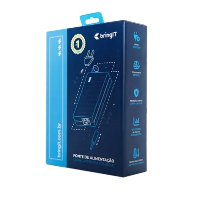 Fonte Carregador Para Notebook Lenovo S145-15iwl | 20v 3.25a