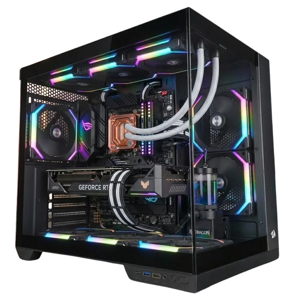 PC Gamer Aquário Amd Ryzen 5 7600, RTX 5060 Ti, 32gb Ddr5, SSD Nvme 2TB, Water Cooler, W11 - Balão.info