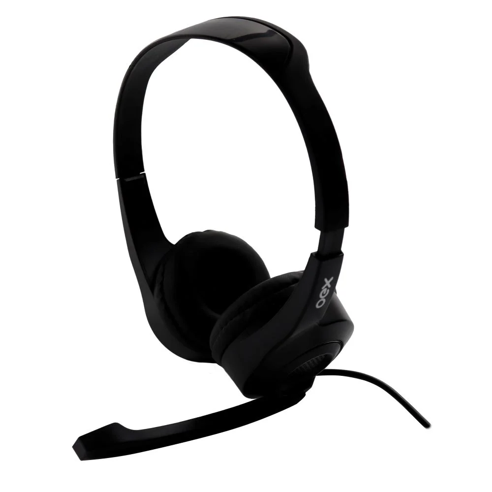 Fone Headset Voice Pro Hs110 Usb Oex Preto