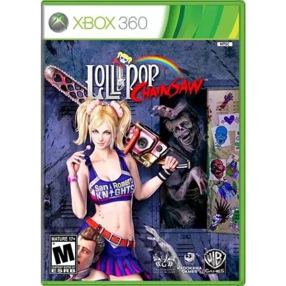 Jogo Lollipop Chain Saw XBOX 360 Novo Jogo Lollipop Chain Saw XBOX 360 Novo